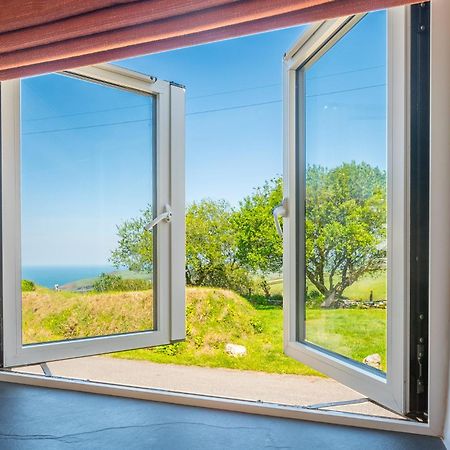 Polrunny Farm Seaberry Cottage With A Sea View And Log Burner Boscastle Exteriér fotografie