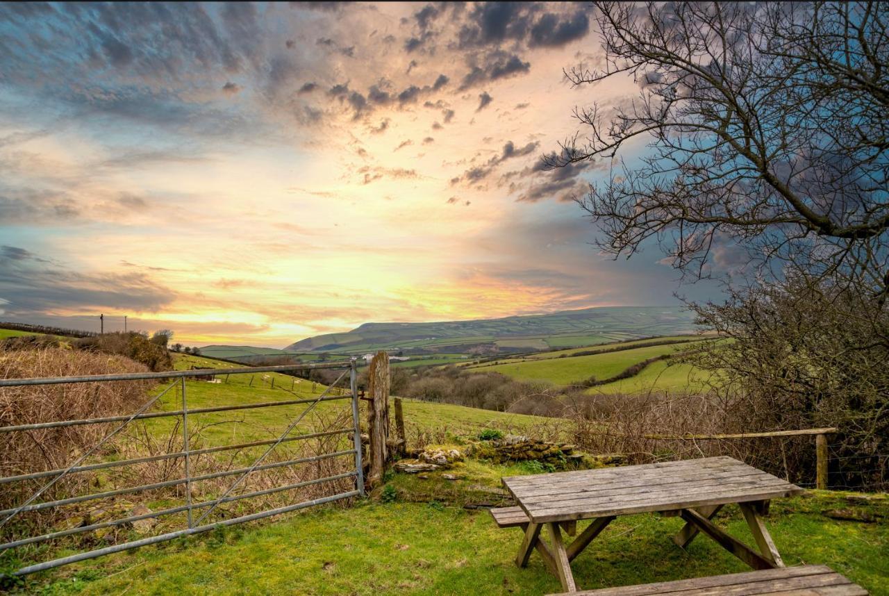 Polrunny Farm Seaberry Cottage With A Sea View And Log Burner Boscastle Exteriér fotografie