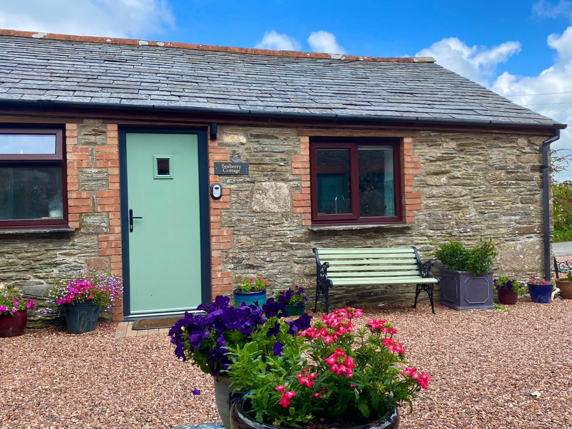 Polrunny Farm Seaberry Cottage With A Sea View And Log Burner Boscastle Exteriér fotografie