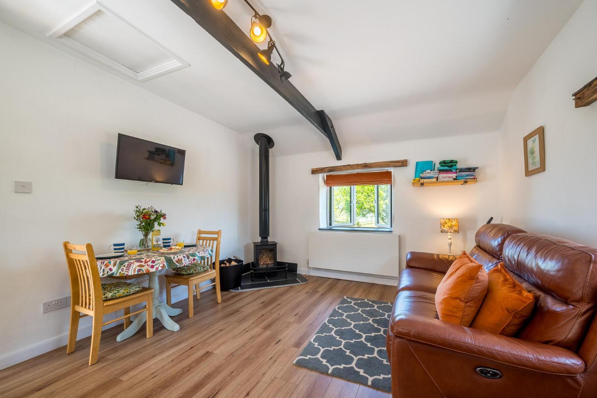 Polrunny Farm Seaberry Cottage With A Sea View And Log Burner Boscastle Exteriér fotografie